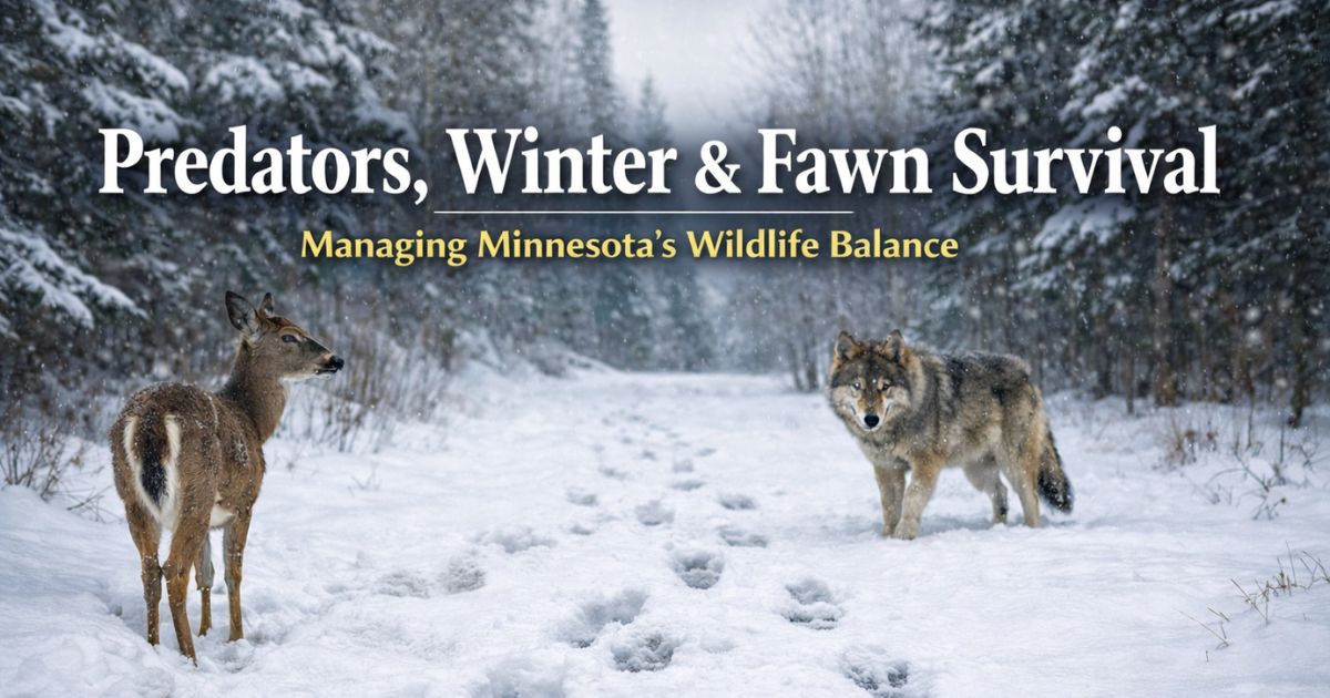 Predators, Winter & Fawn Survival: What Minnesota Hunters Should Understand